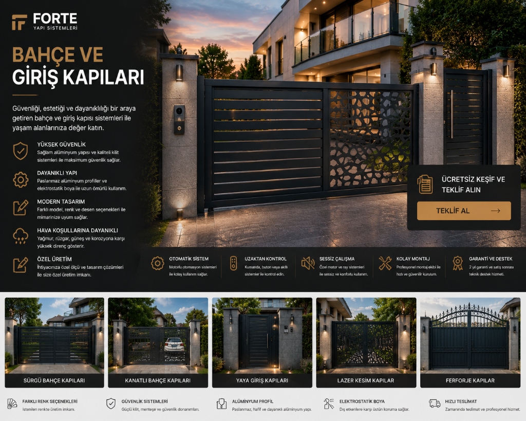 Luxury Garden Entry Gates and Motorized Sliding Systems