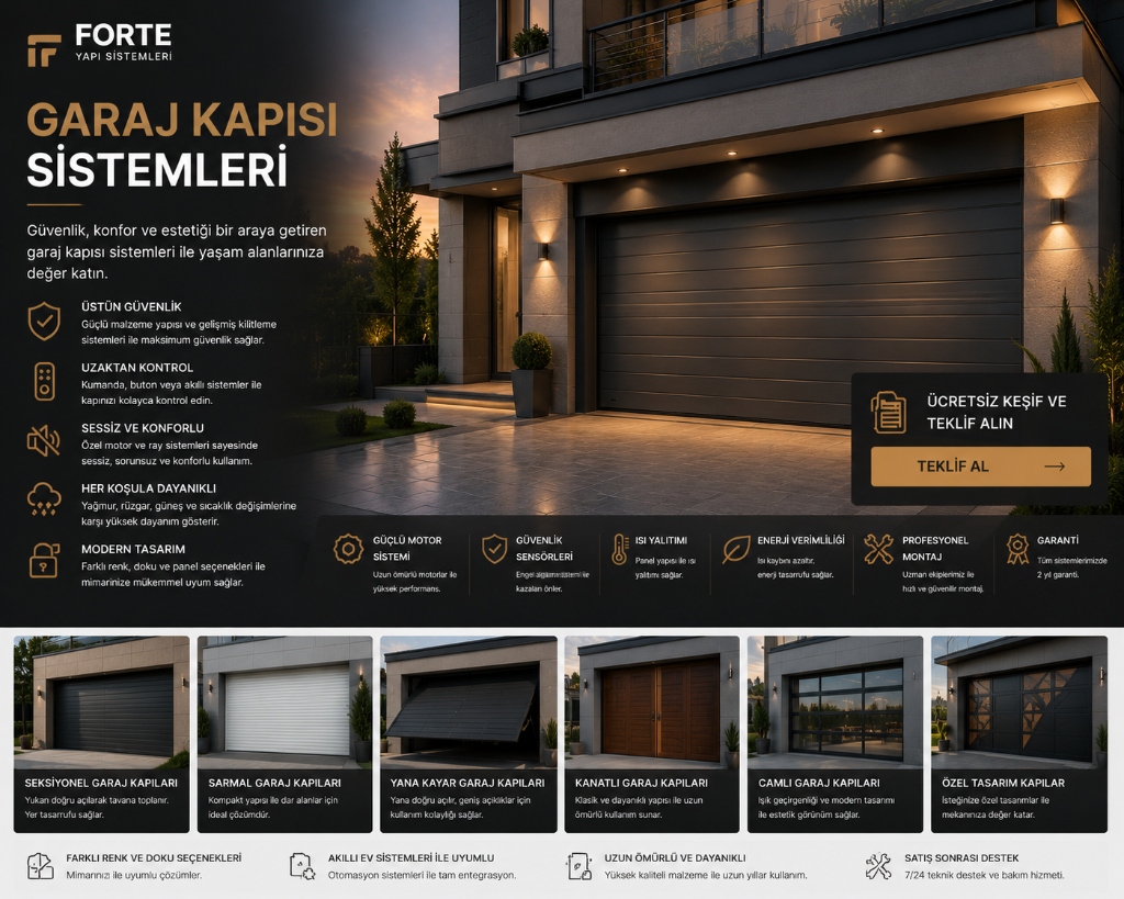 Garage Door Selection Guide for Villas and Residential Estates